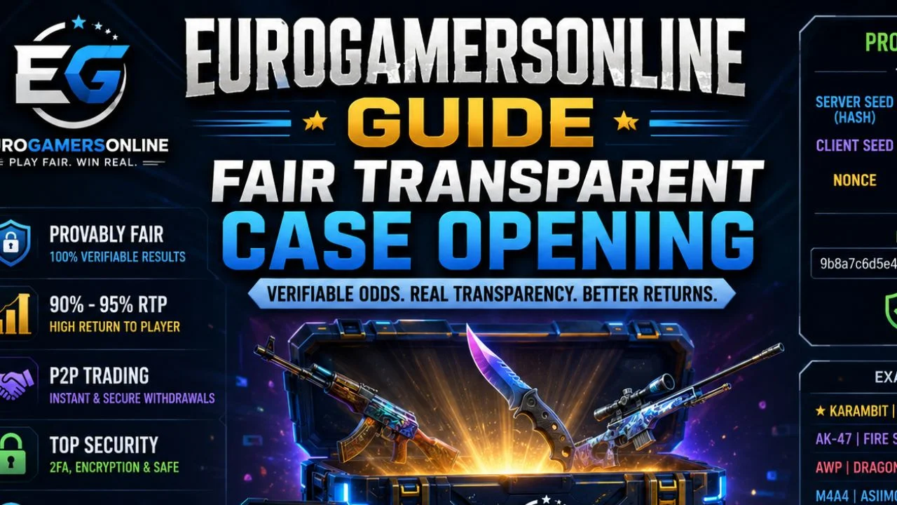 Eurogamersonline Guide Fair Transparent Case Opening