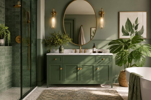 Green Bathroom Vanity: Stylish Ideas to Transform Your Bathroom